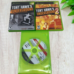 Tony Hawk's Underground 1 & 2 & Project 8 Xbox Game Discs Only Untested